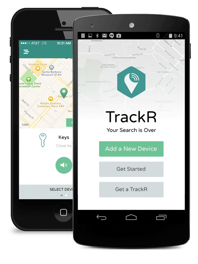 trackr bravo phone app