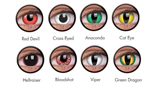 ColourVue Crazy Eyes Costume Non Prescription Lens